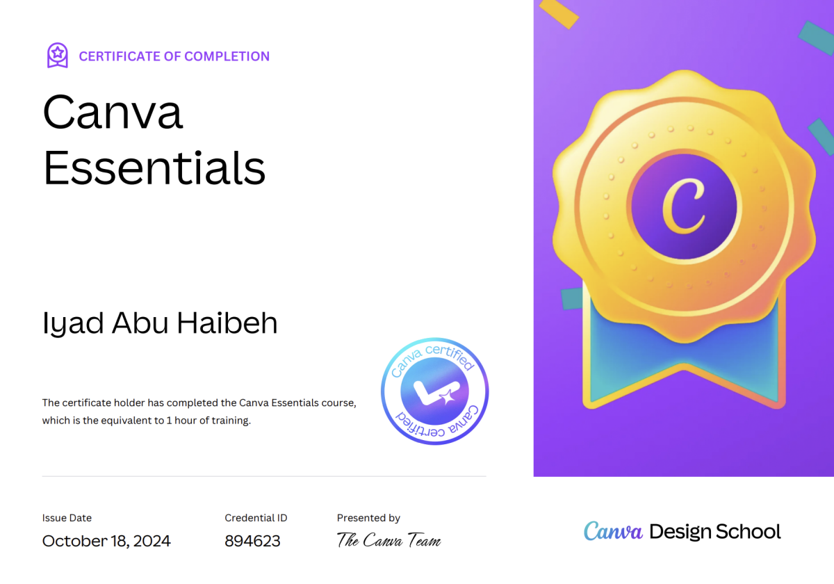 شهادة إتمام Canva Essentials (أساسيات Canva)